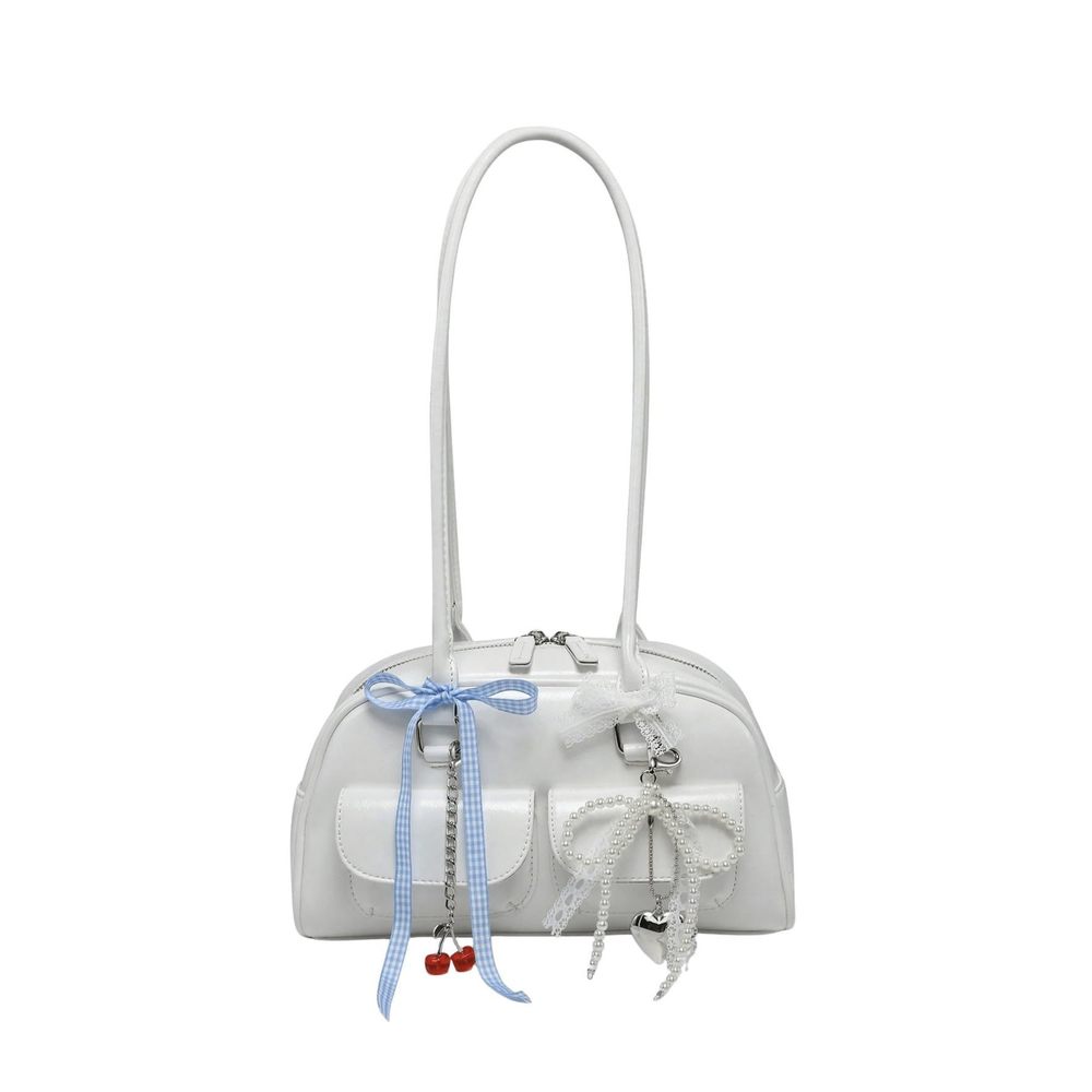 Mily Heart Shape Clutch Satchel Messenger Strap Bag Bag Evening Satchel Bag